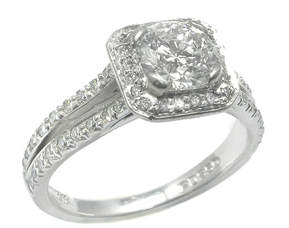 Scott Kay 1.02ct Diamond Platinum Engagement Ring