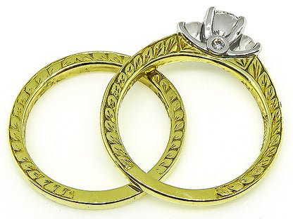 Scott Kay Wedding Band And Engagement Ring Set