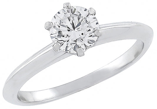 Tiffany & Co 0.76ct Diamond Engagement Ring