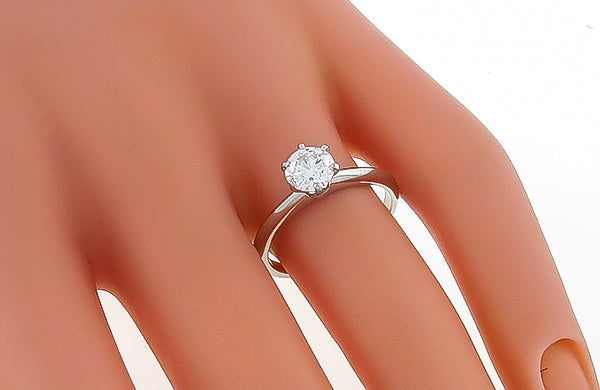 Tiffany & Co 0.76ct Diamond Engagement Ring