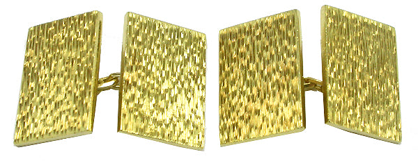 Tiffany & Co. 18k Yellow Gold Hammered Cufflinks