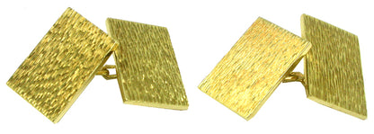 Tiffany & Co. 18k Yellow Gold Hammered Cufflinks