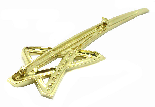 Tiffany & Co. 18k Yellow Gold Star Pin