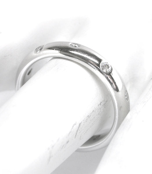 Tiffany & Co. 4mm Platinum Diamond Wedding Band
