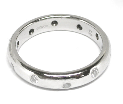 Tiffany & Co. 4mm Platinum Diamond Wedding Band