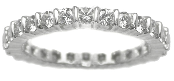 Tiffany Platinum Diamond Wedding Band