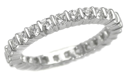 Tiffany Platinum Diamond Wedding Band
