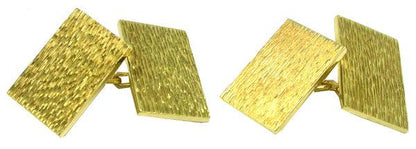 Tiffany & Co. 18k Yellow Gold Hammered Cufflinks