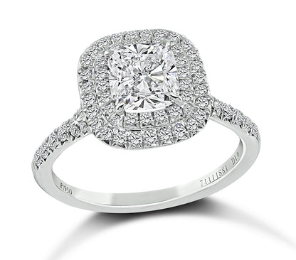 Tiffany & Co GIA Certified 1.00ct Diamond Engagement Ring