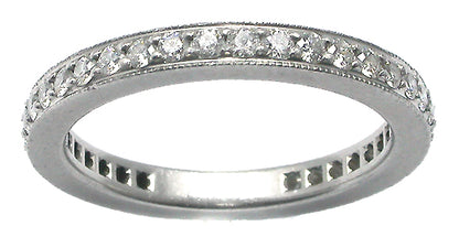 Tiffany & Co Legacy Diamond Platinum Band