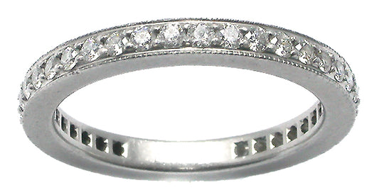Tiffany & Co Legacy Diamond Platinum Band