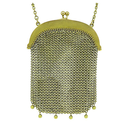 Victorian Gold Mesh Purse