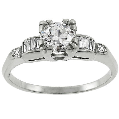Vintage 0.40ct Diamond Engagement Ring
