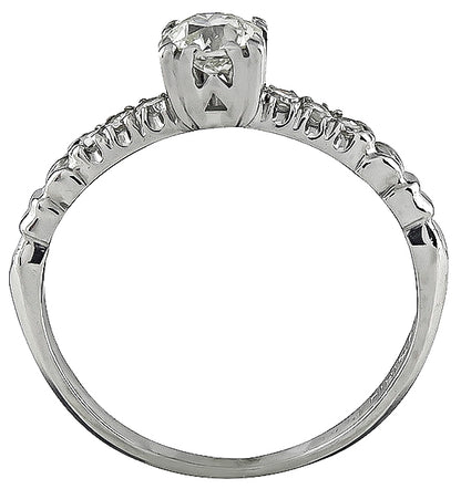 Vintage 0.40ct Diamond Engagement Ring