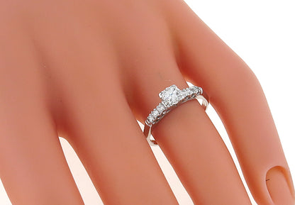 Vintage 0.45ct Diamond Engagement Ring