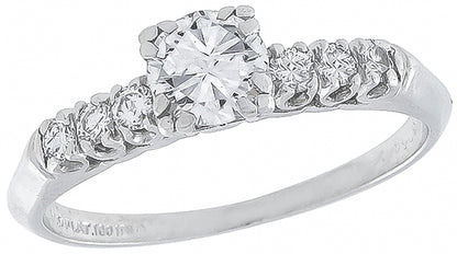 Vintage 0.45ct Diamond Engagement Ring