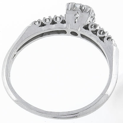 Vintage 0.45ct Diamond Engagement Ring