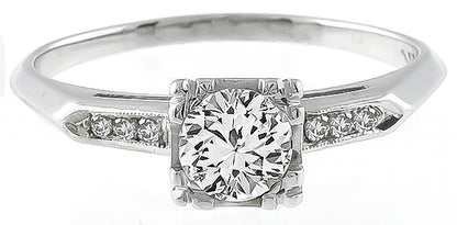 Vintage 0.45ct Diamond Engagement Ring