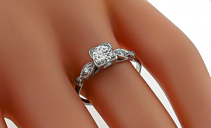 Vintage 0.45ct Diamond Engagement Ring