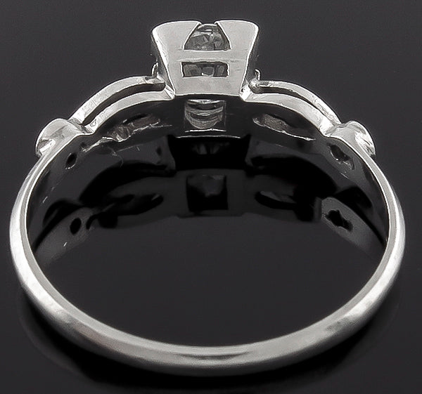 Vintage 0.45ct Diamond Engagement Ring