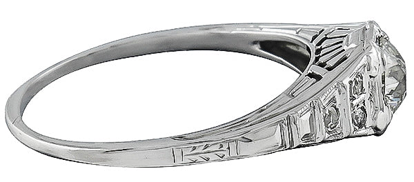 Vintage 0.50ct Diamond Engagement Ring