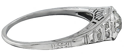 Vintage 0.50ct Diamond Engagement Ring