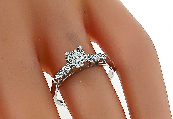 Vintage 0.50ct Diamond Engagement Ring