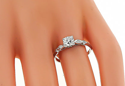 Vintage 0.50ct Diamond Engagement Ring
