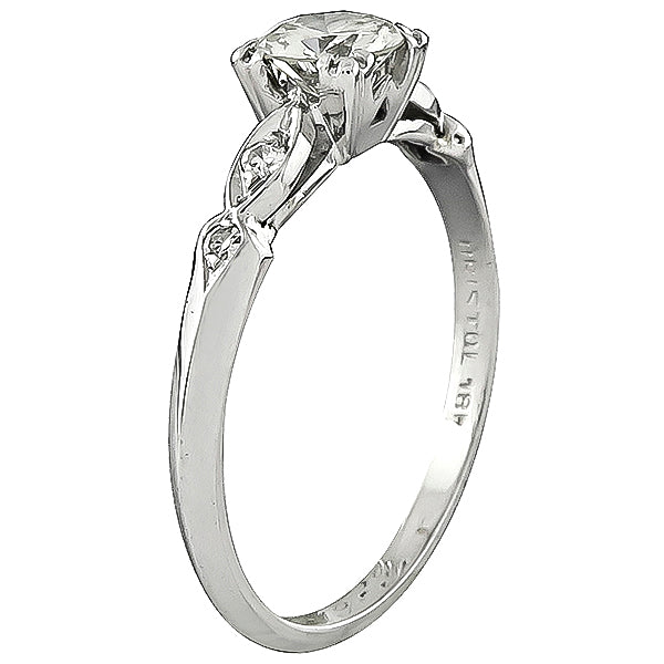 Vintage 0.50ct Diamond Engagement Ring