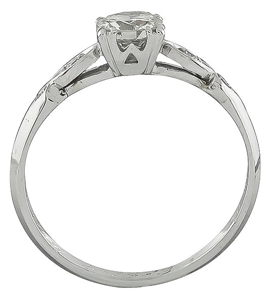 Vintage 0.50ct Diamond Engagement Ring