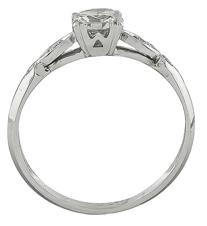 Vintage 0.50ct Diamond Engagement Ring