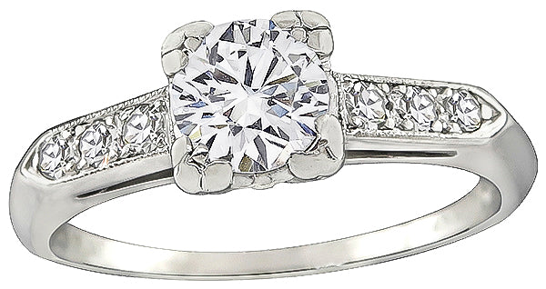 Vintage 0.50ct Diamond Engagement Ring