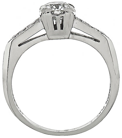 Vintage 0.50ct Diamond Engagement Ring