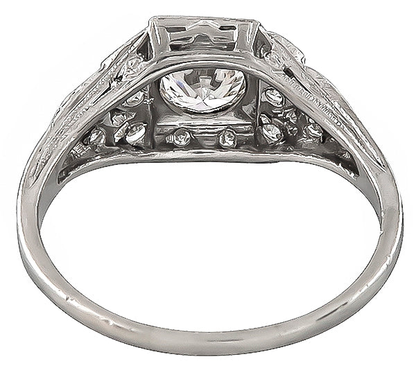 Vintage 0.52ct Diamond Engagement Ring