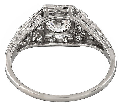 Vintage 0.52ct Diamond Engagement Ring