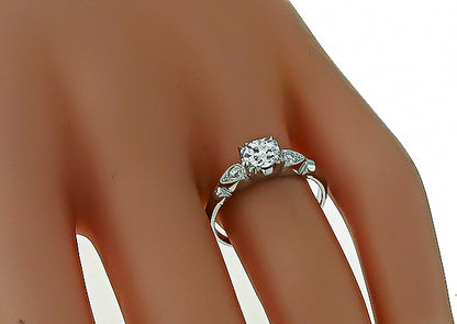 Vintage 0.59ct Diamond Engagement Ring