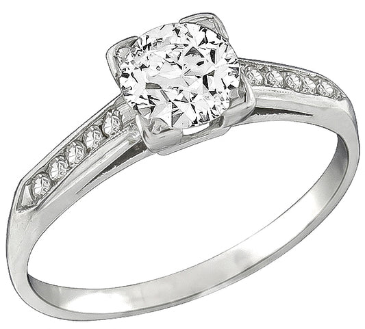 Vintage 0.60ct Diamond Engagement Ring