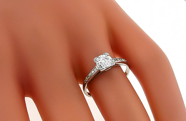 Vintage 0.60ct Diamond Engagement Ring