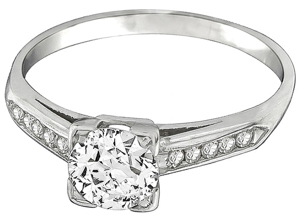 Vintage 0.60ct Diamond Engagement Ring