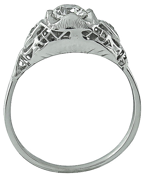 Vintage 0.60ct Diamond Engagement Ring