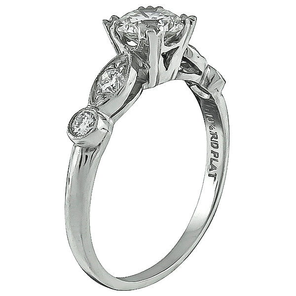 Vintage 0.60ct Diamond Engagement Ring