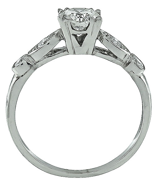 Vintage 0.60ct Diamond Engagement Ring