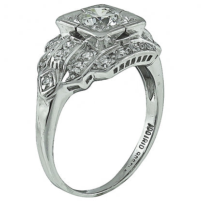 Vintage 0.60ct Diamond Engagement Ring
