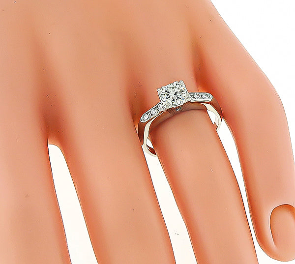 Vintage 0.60ct Diamond Engagement Ring