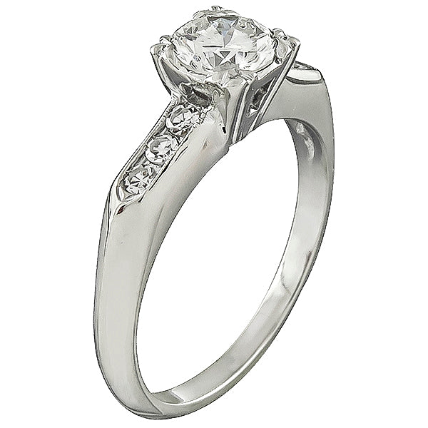 Vintage 0.60ct Diamond Engagement Ring