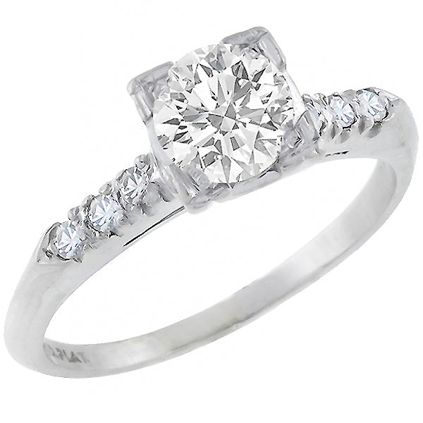 Vintage 0.64ct Diamond Engagement Ring