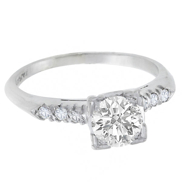 Vintage 0.64ct Diamond Engagement Ring