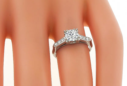 Vintage 0.65ct Diamond Engagement Ring