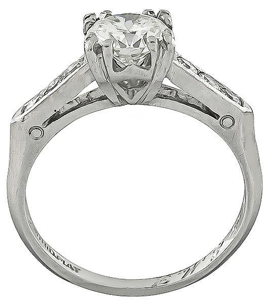 Vintage 0.65ct Diamond Engagement Ring