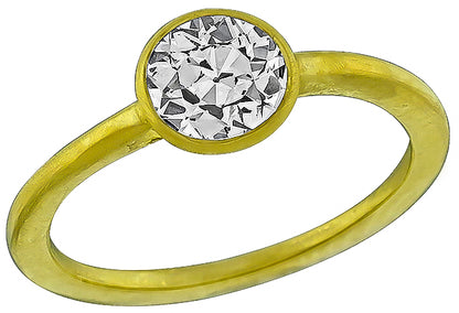 Vintage 0.66ct Diamond Solitaire Engagement Ring